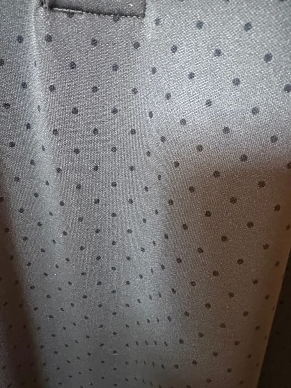 Under Armour 3XLT Men's Black Polo with Subtle Dot Texture - Picture 3 of 4